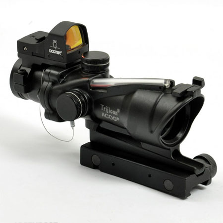 TA31 ACOG 4X32 Rifle Scope with Auto Red Dot black